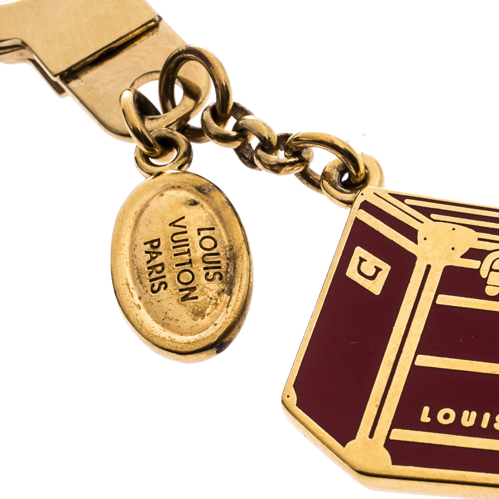 Louis Vuitton Gift Box Charm Key Ring