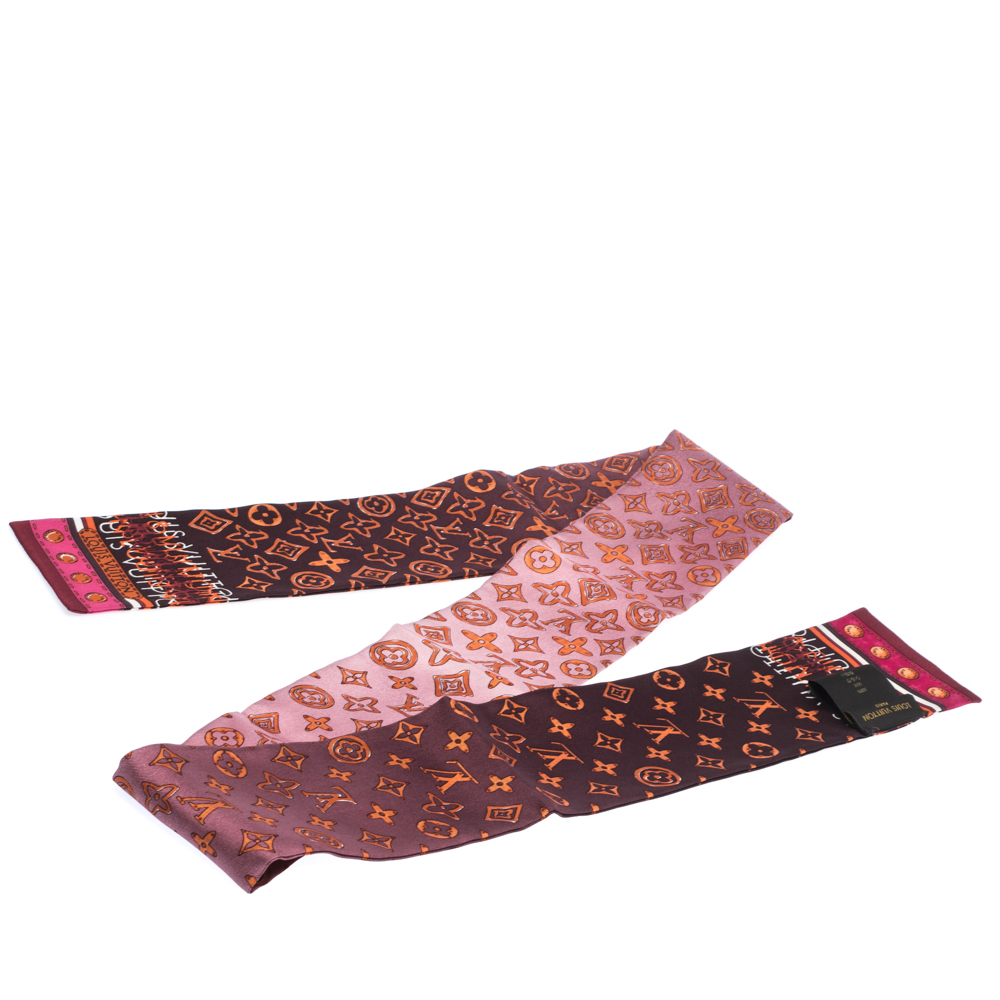 Louis Vuitton Confidential Bandeau Twilly bag scarf, Luxury