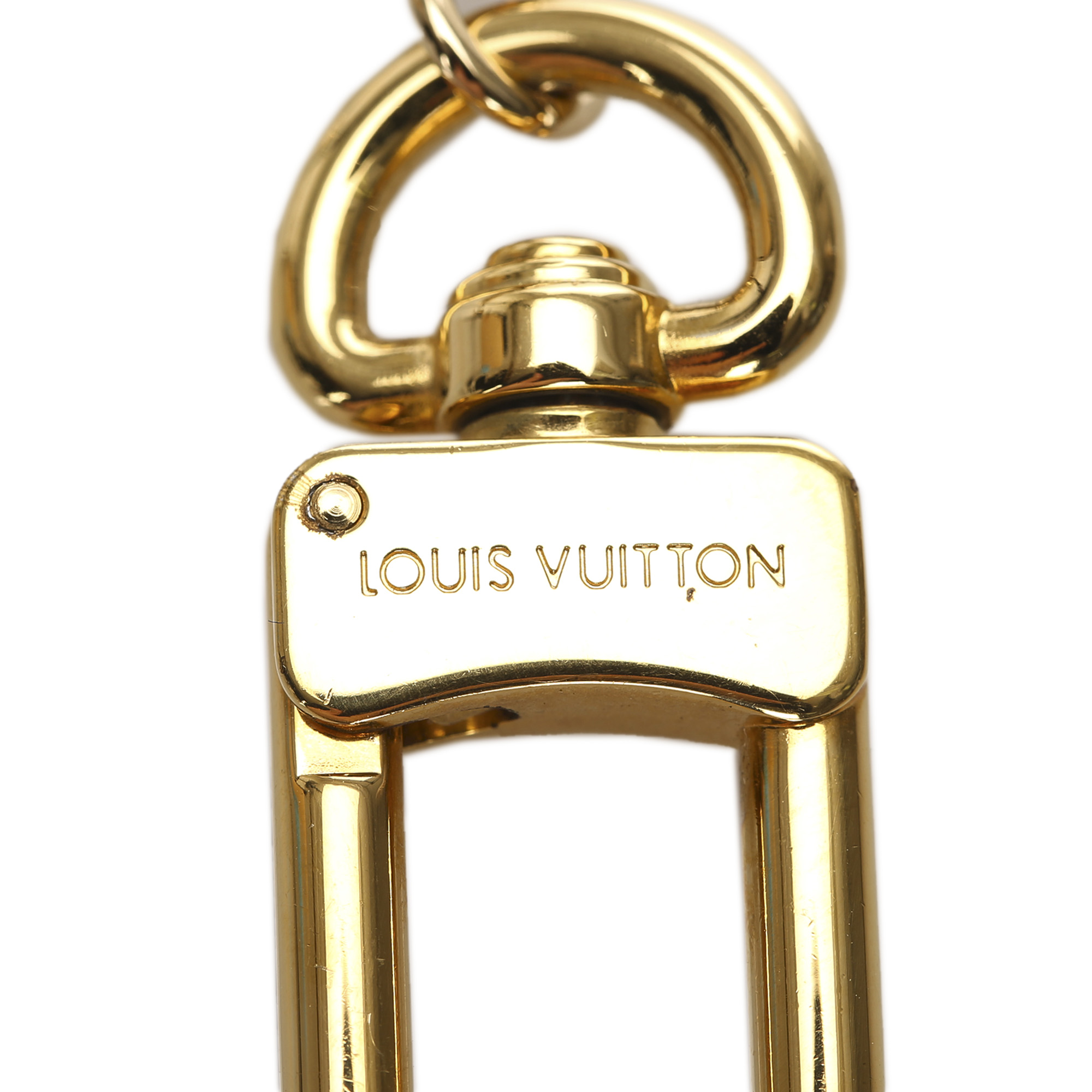 Louis Vuitton Gold-Tone Lock Me Strass Bag Charm Key Holder - The