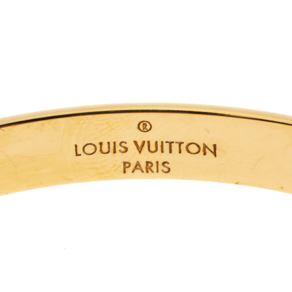 Louis Vuitton MONOGRAM Nanogram cuff (M64840, M64839)