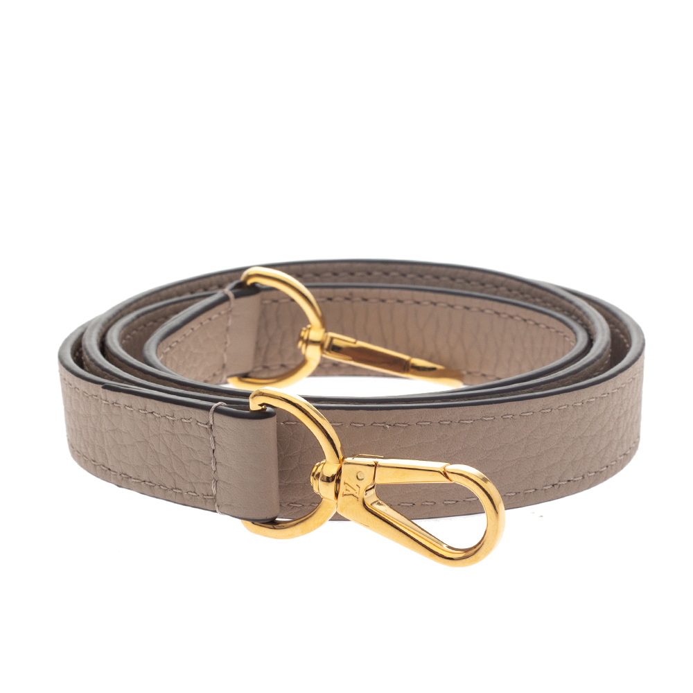 

Louis Vuitton Beige Leather Bag Shoulder Strap