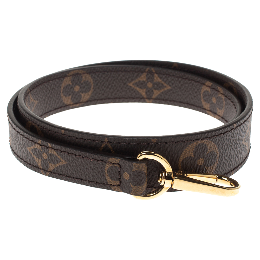

Louis Vuitton Monogram Canvas Bag Strap, Brown