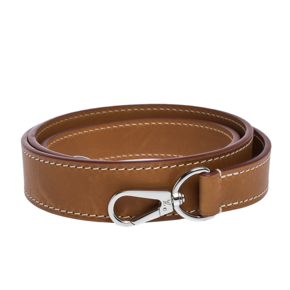 

Louis Vuitton Tan Leather Shoulder Strap