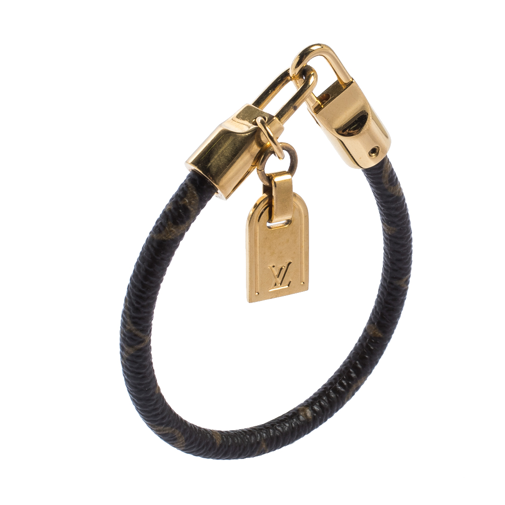 

Louis Vuitton Brown Monogram Luck It Bracelet