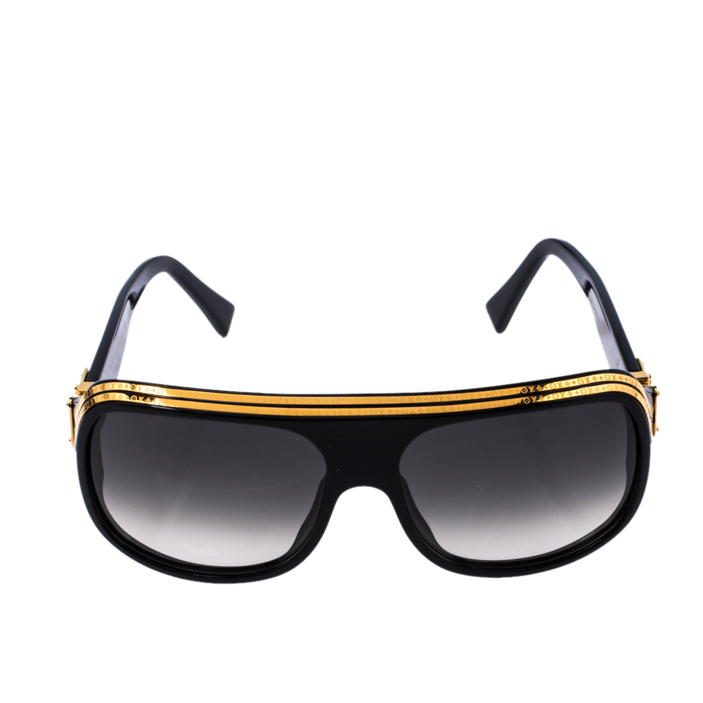 

Louis Vuitton Gold Plated/ Grey Gradient Z0098W Millionaire Sunglasses