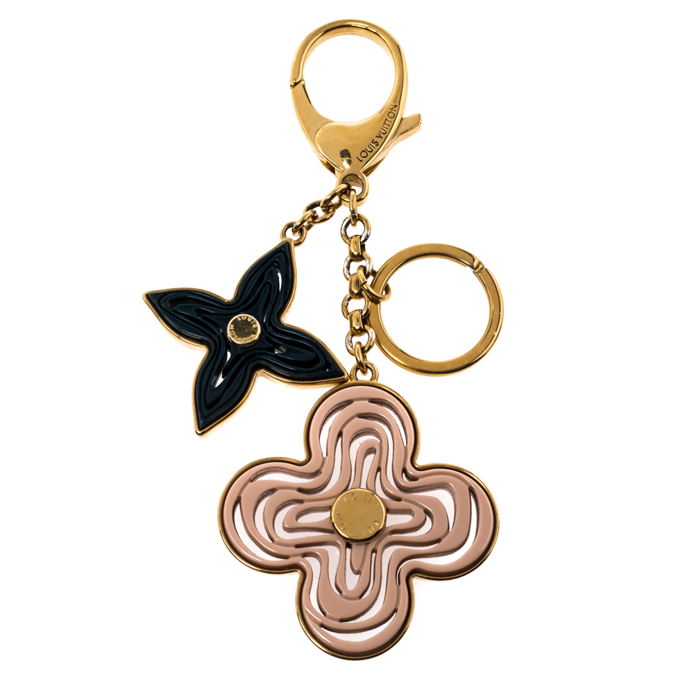 

Louis Vuitton Multi Color Resin Gold Tone Naif Key Holder & Bag Charm, Multicolor