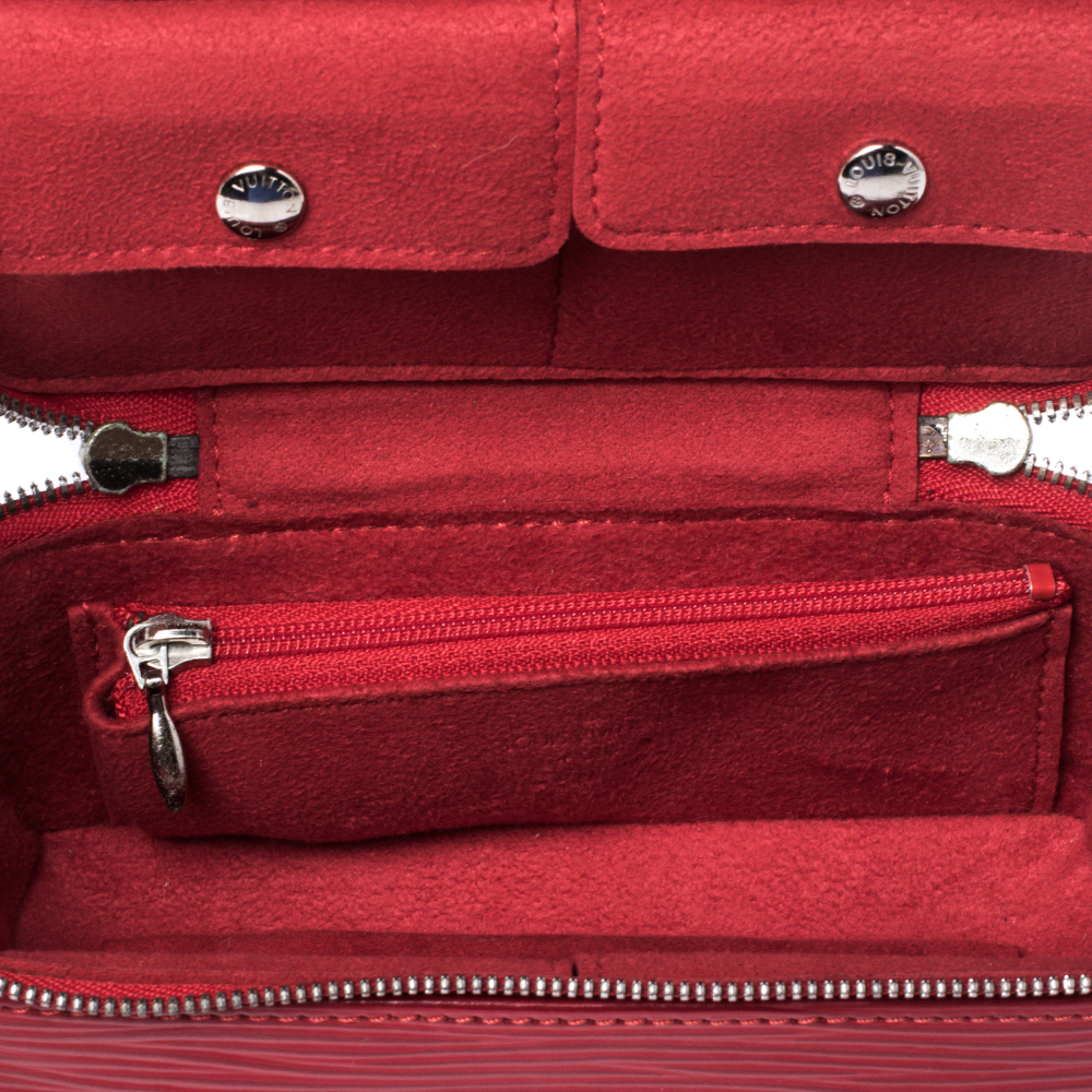

Louis Vuitton Red Epi Leather Jewelry Box