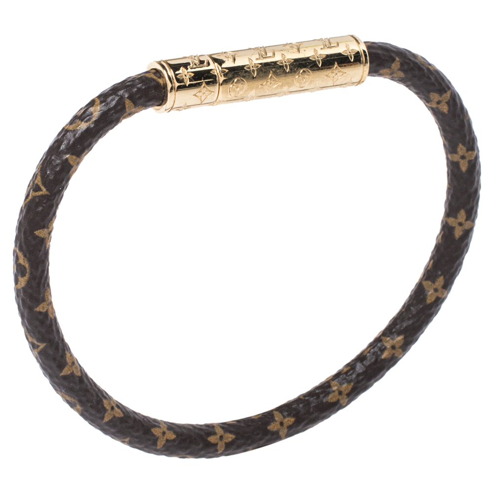 

Louis Vuitton Brown Monogram Confidential Bracelet
