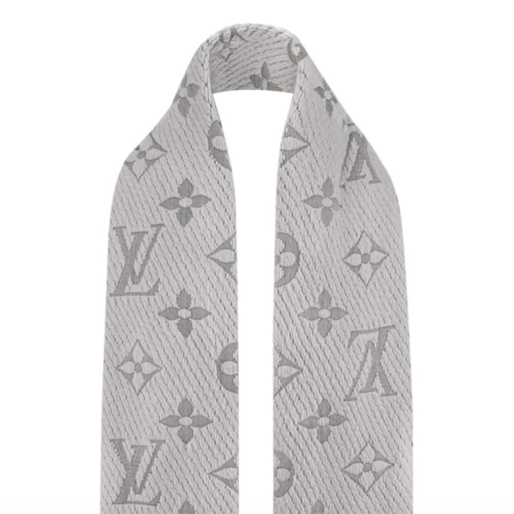 Logomania wool scarf Louis Vuitton Grey in Wool - 31209929