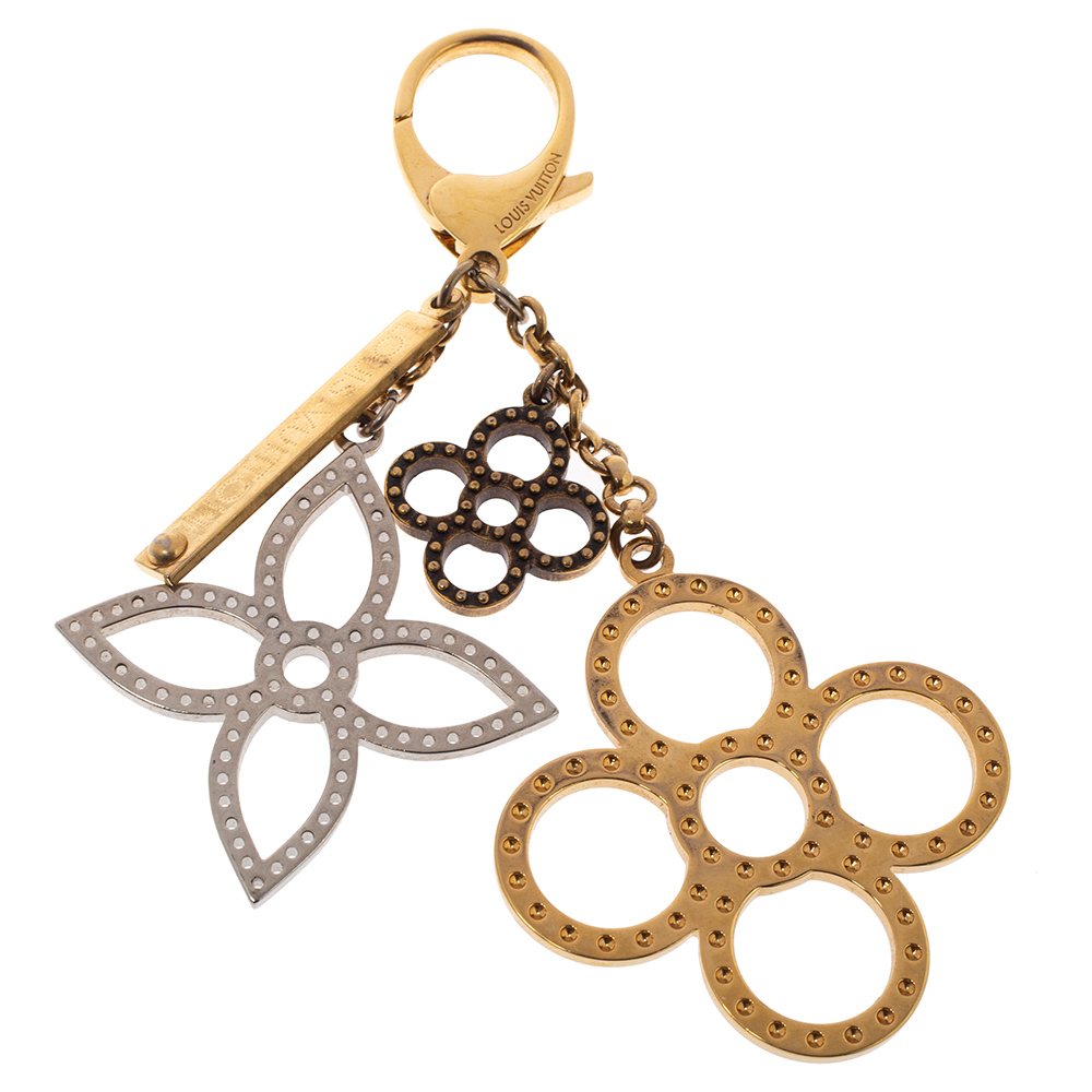 

Louis Vuitton Three Tone Tapage Bag Charm, Gold