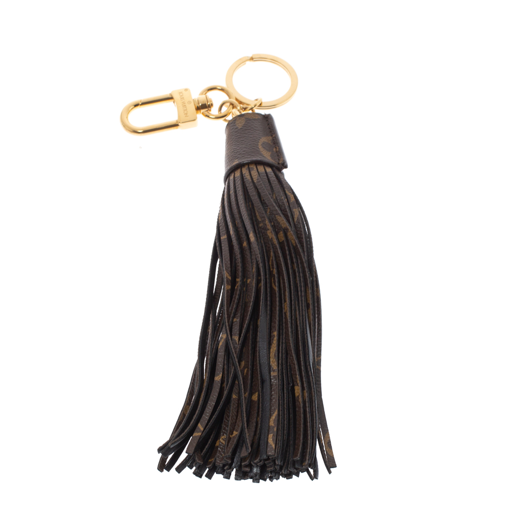 

Louis Vuitton Monogram Canvas Tassel Bag Charm, Brown
