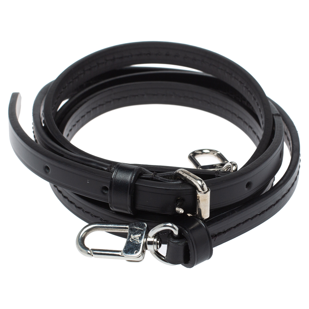 

Louis Vuitton Black Leather Adjustable Shoulder Strap