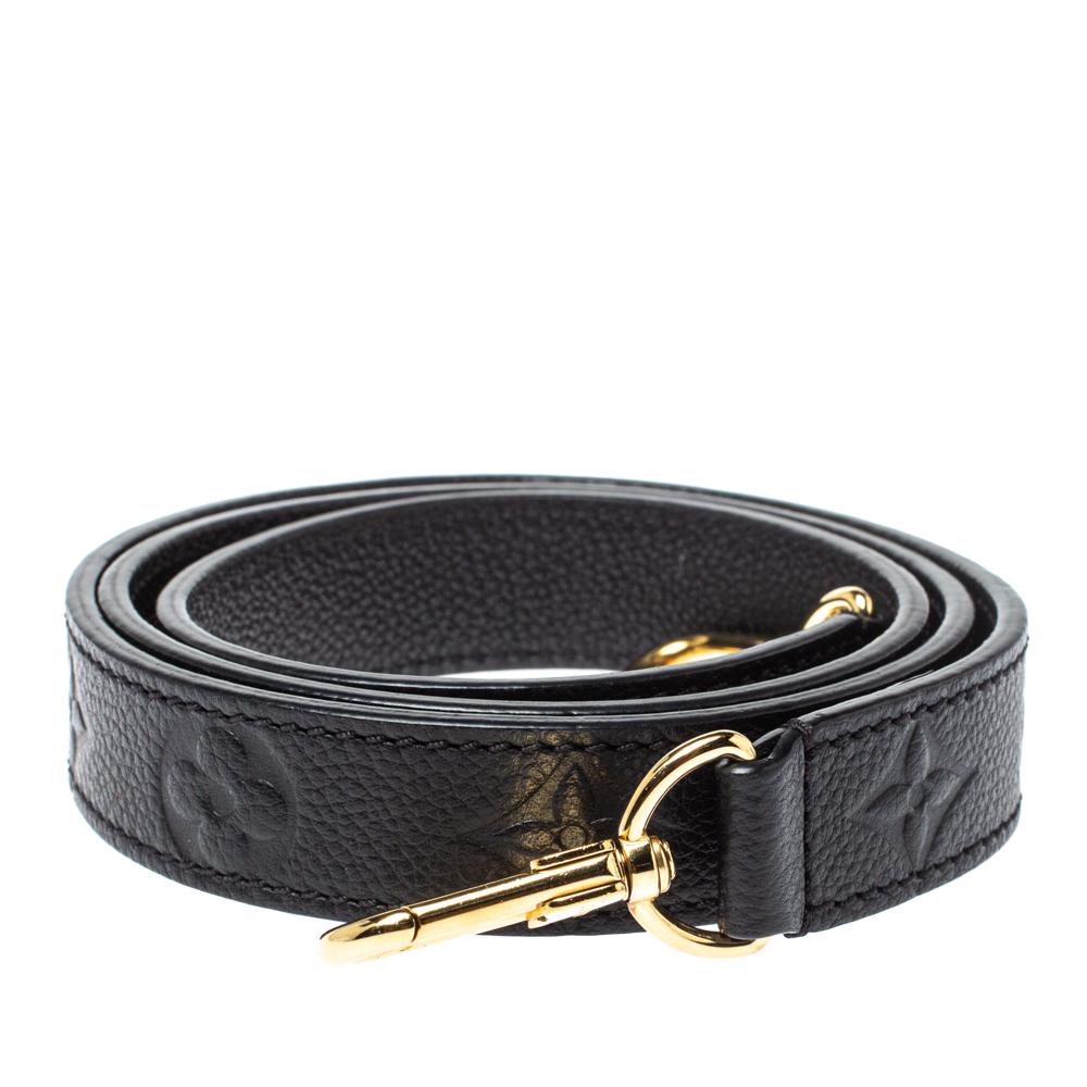 

Louis Vuitton Black Empreinte Leaher Shoulder Strap