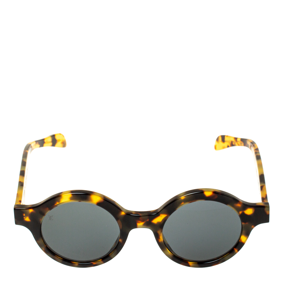 

Louis Vuitton x Supreme Brown Tortoise Downtown Round Sunglasses