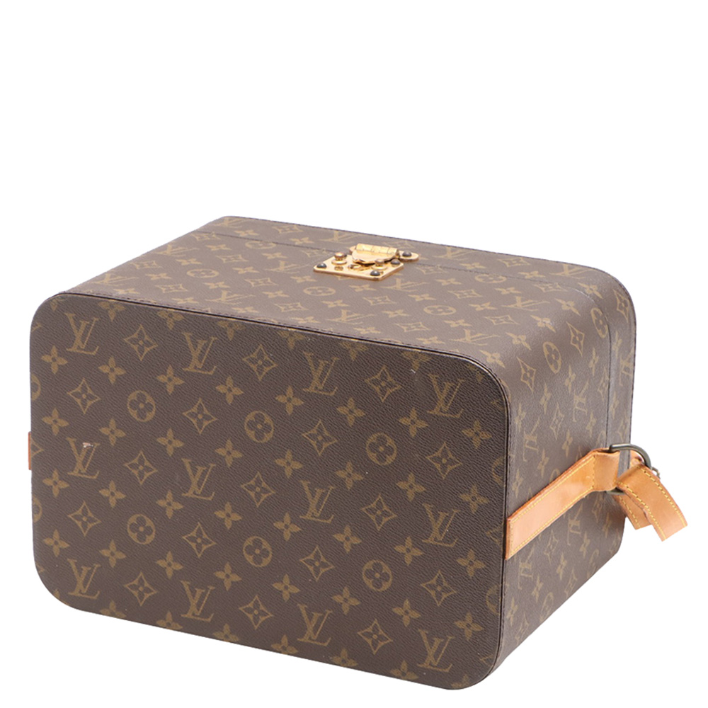 

Louis Vuitton Monogram Canvas Vintage Train Case, Brown