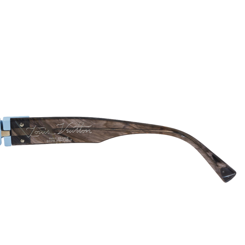 Louis Vuitton Marbled Grey/ Clear Multireflection Z1320E Dayton Sunglasses