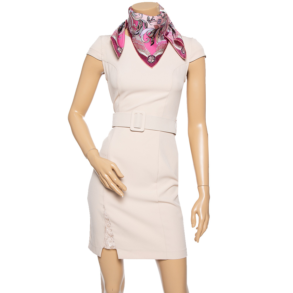 

Louis Vuitton Pink Innocence Silk Square Scarf