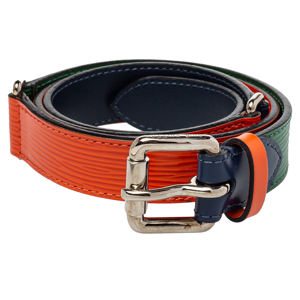 

Louis Vuitton Tricolor Epi Leather Slim Belt, Multicolor