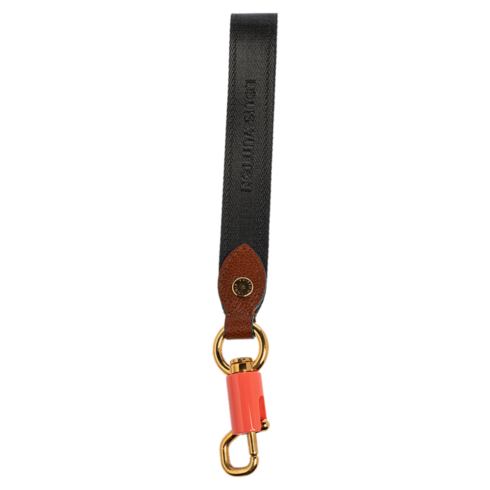

Louis Vuitton Tricolor Nylon Strap Key Holder, Multicolor