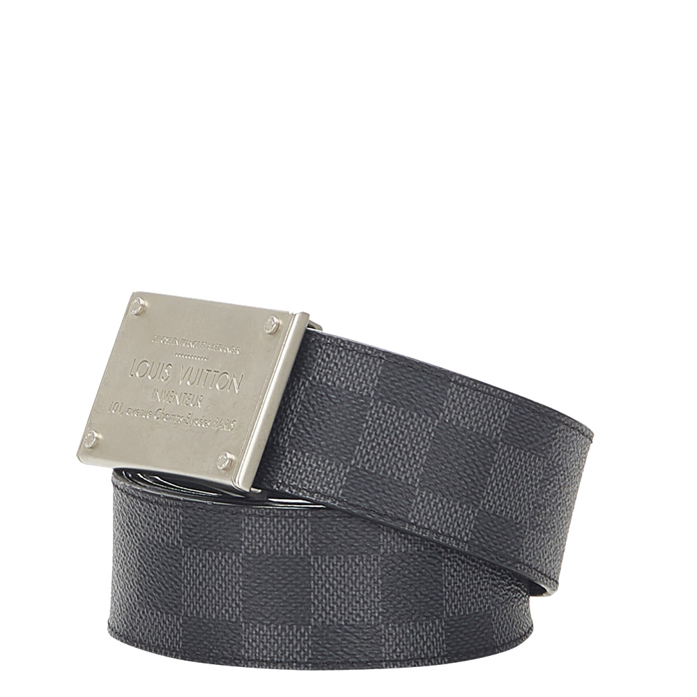 

Louis Vuitton Black Damier Ebene canvas Belt