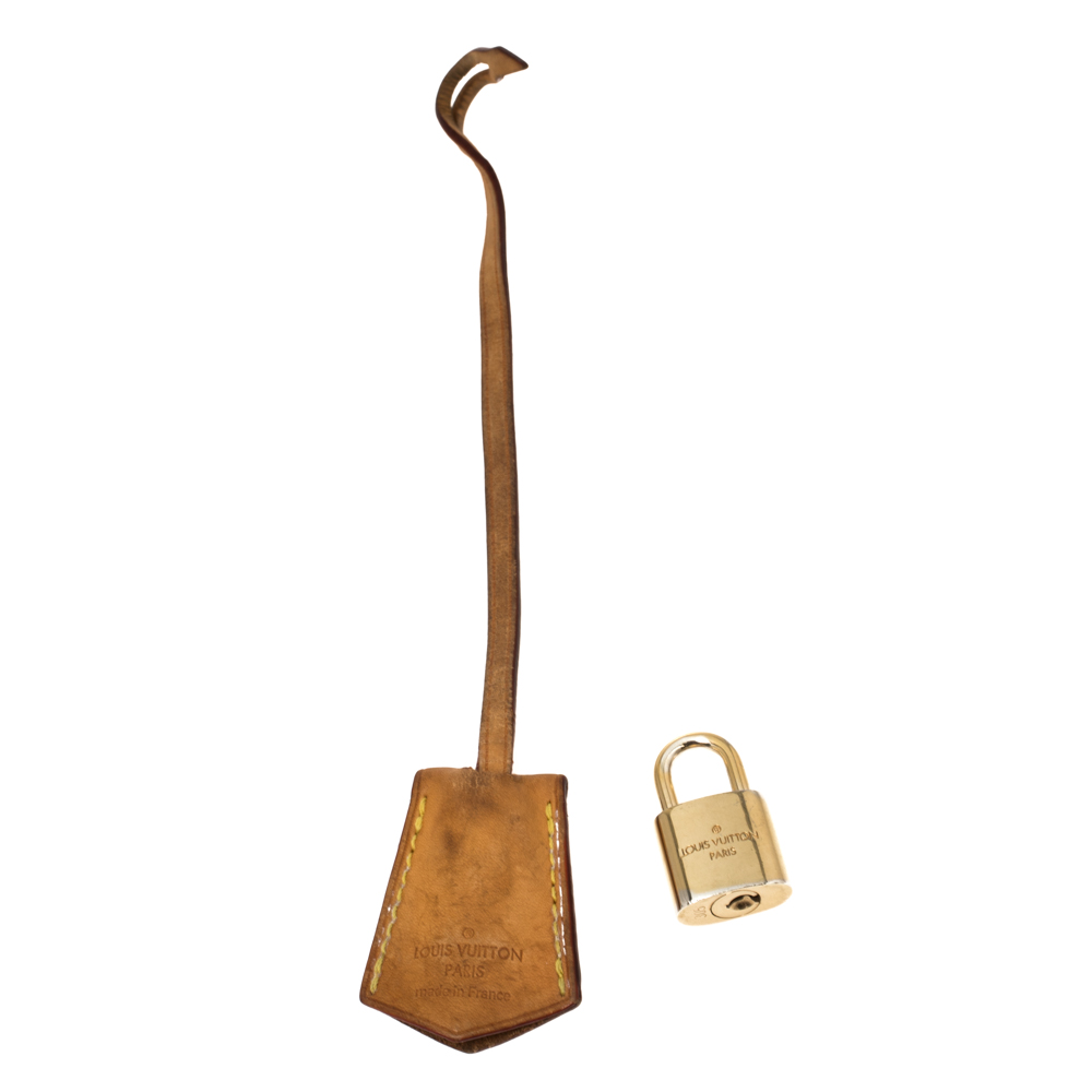 Louis Vuitton Brass Lock & Key Set - Gold Bag Accessories