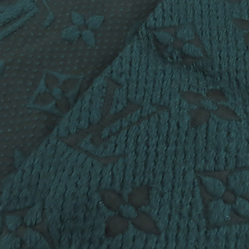 

Louis Vuitton Green Wool Monogram Logomania Scarf