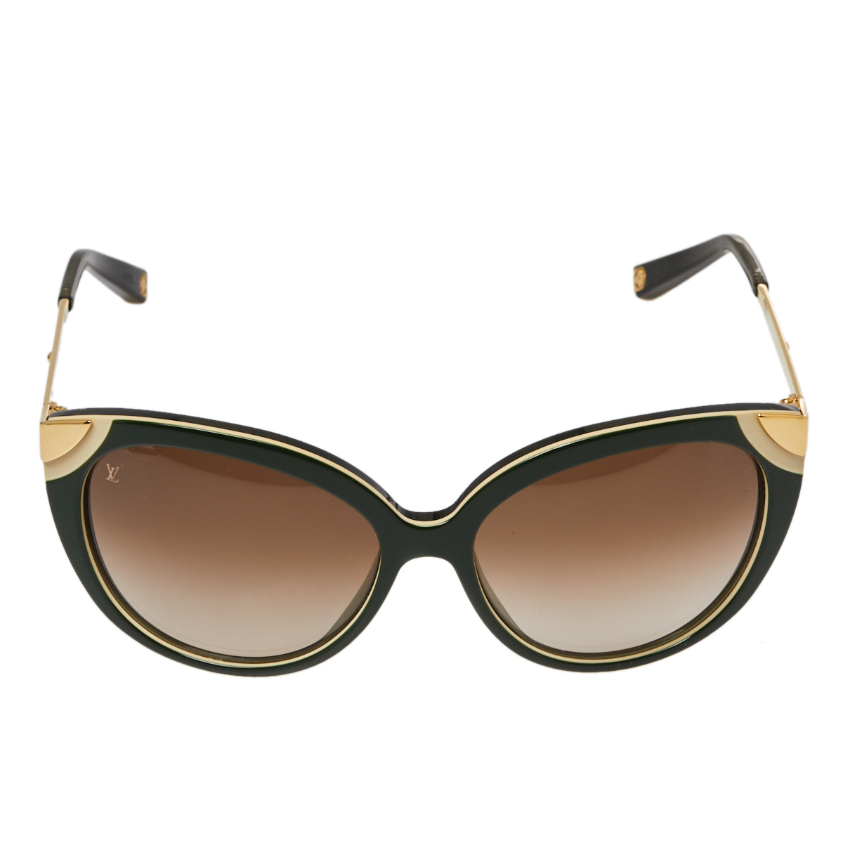 

Louis Vuitton Green/Brown Gradient Z0779W Cat Eye Sunglasses