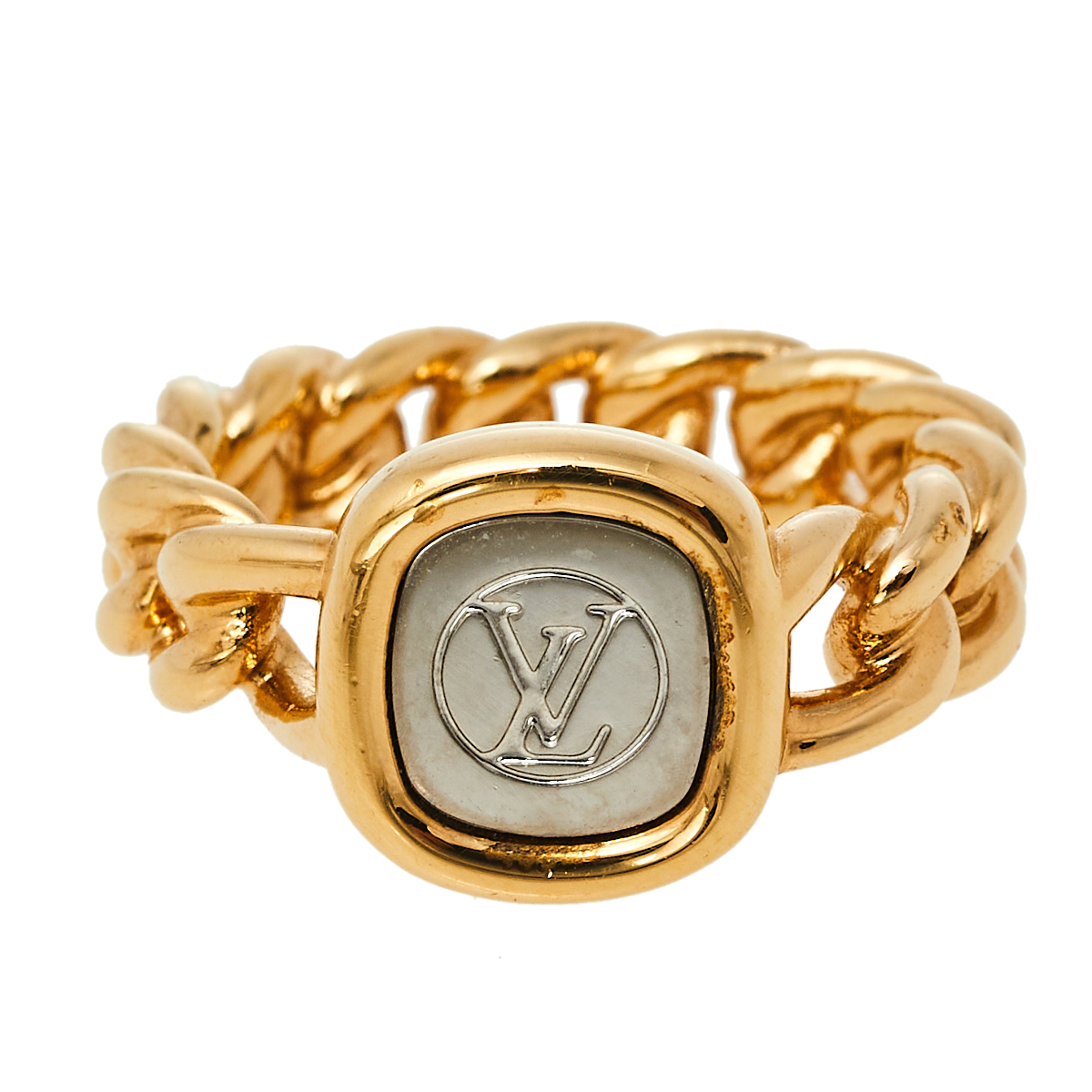 

Louis Vuitton ID Two Tone Gold Ring