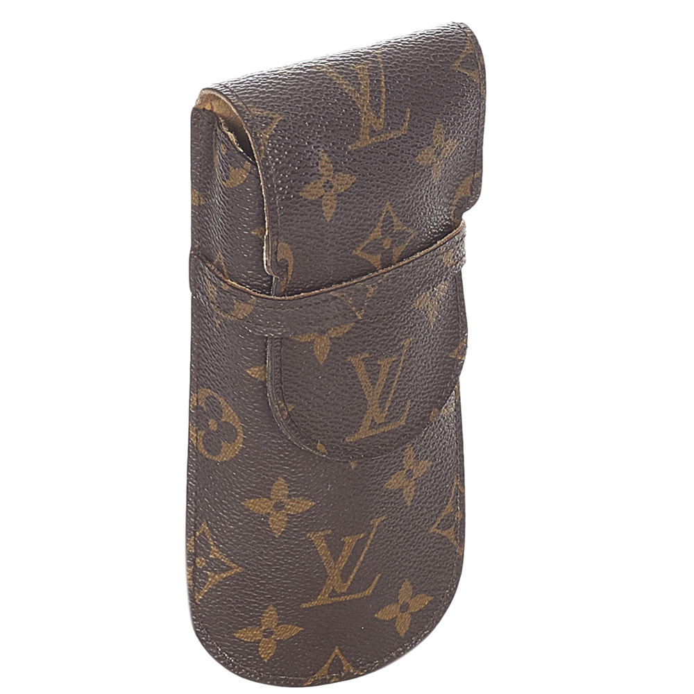 

Louis Vuitton Monogram Canvas Etui Lunettes Eyeglass Case, Brown