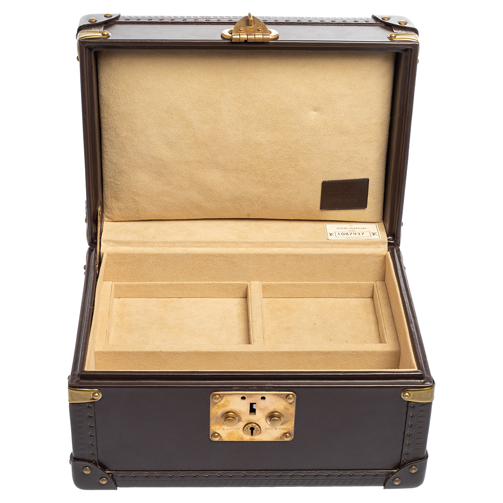 

Louis Vuitton Brown Leather Jewelry Box