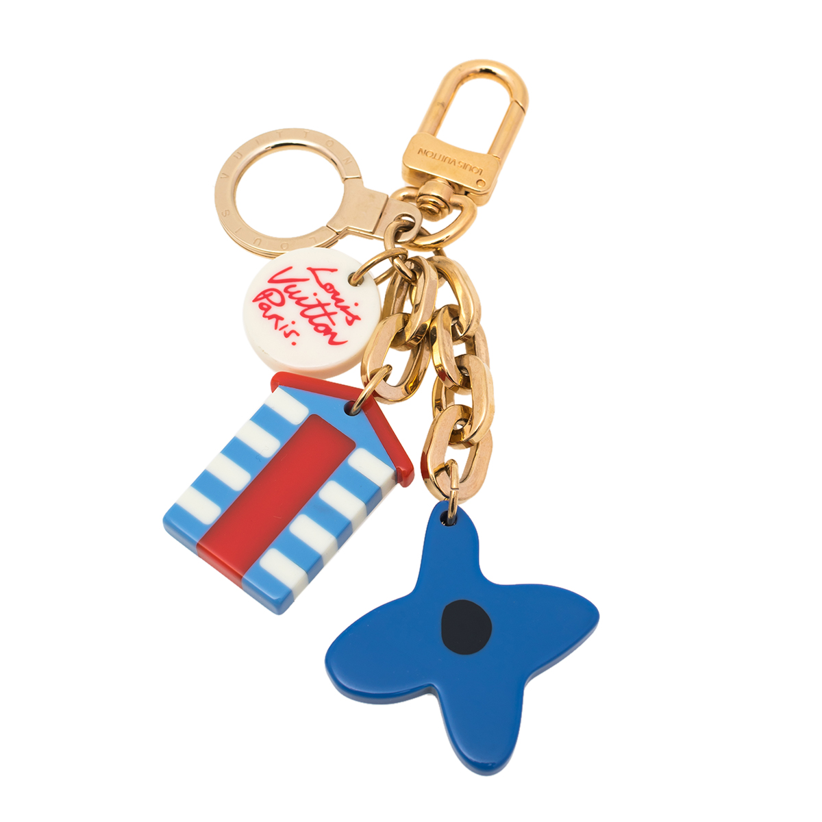 

Louis Vuitton Ailleurs Beach Bag Charm/Key Ring, Multicolor