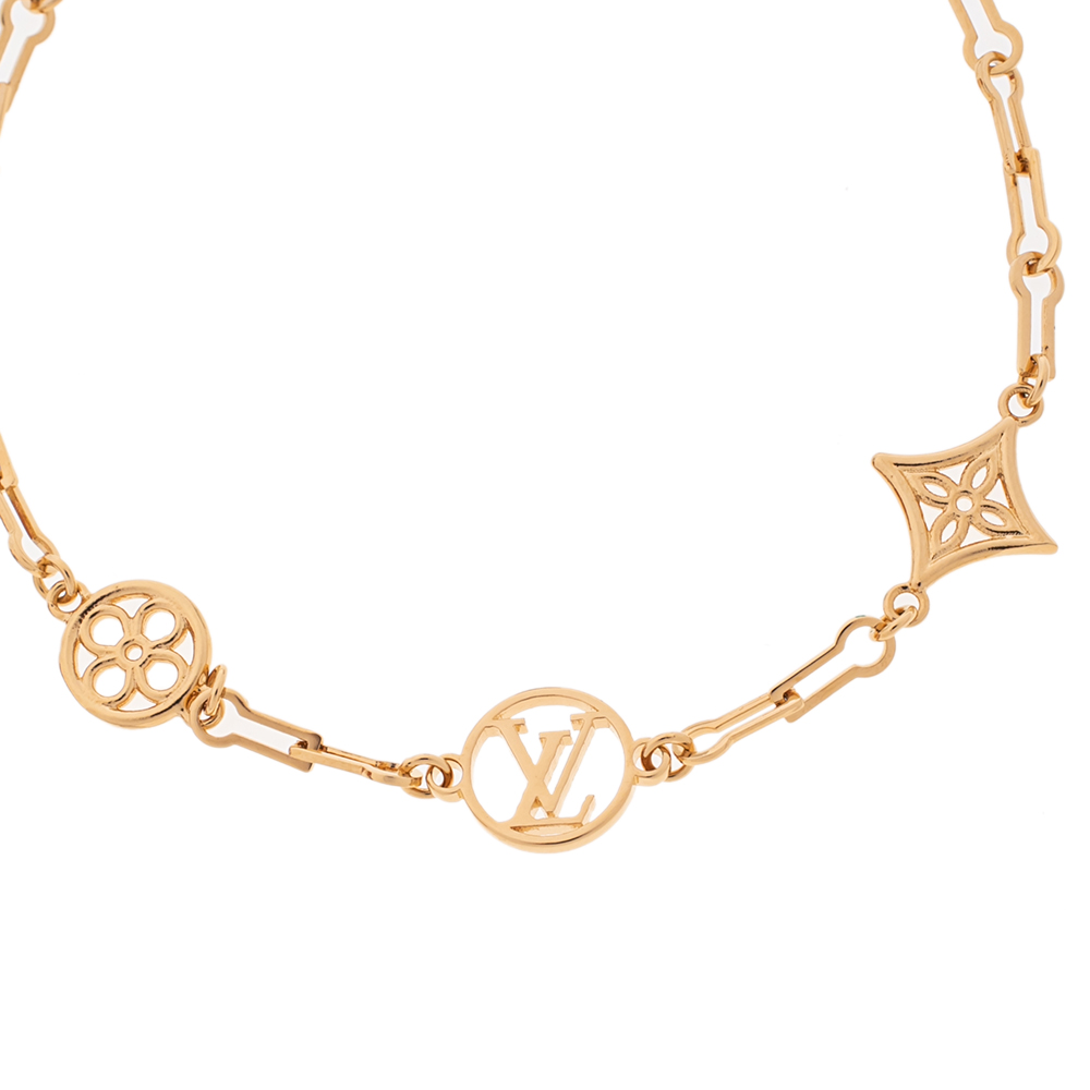 

Louis Vuitton Gold Tone Forever Young Bracelet