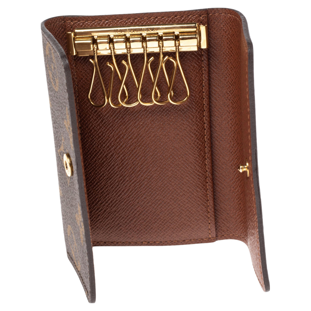 

Louis Vuitton Monogram Canvas 6 Key Holder, Brown