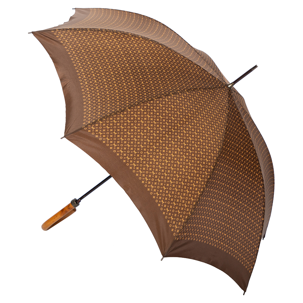

Louis Vuitton Monogram Nylon Giboulees Umbrella, Brown