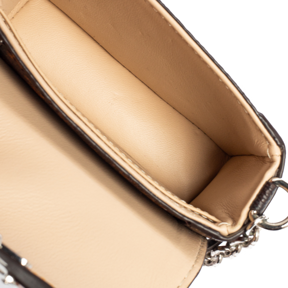 

Louis Vuitton Monogram Canvas Essential Trunk Keychain, Brown