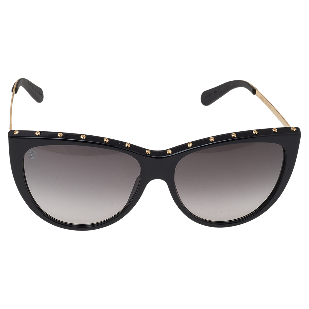 

Louis Vuitton Gold Tone/Black La Boum Cat Eye Sunglasses