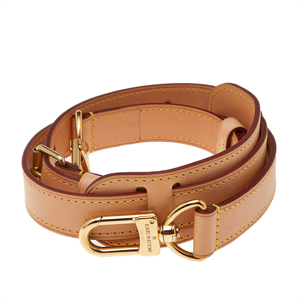

Louis Vuitton Beige Leather Adjustable Shoulder Strap