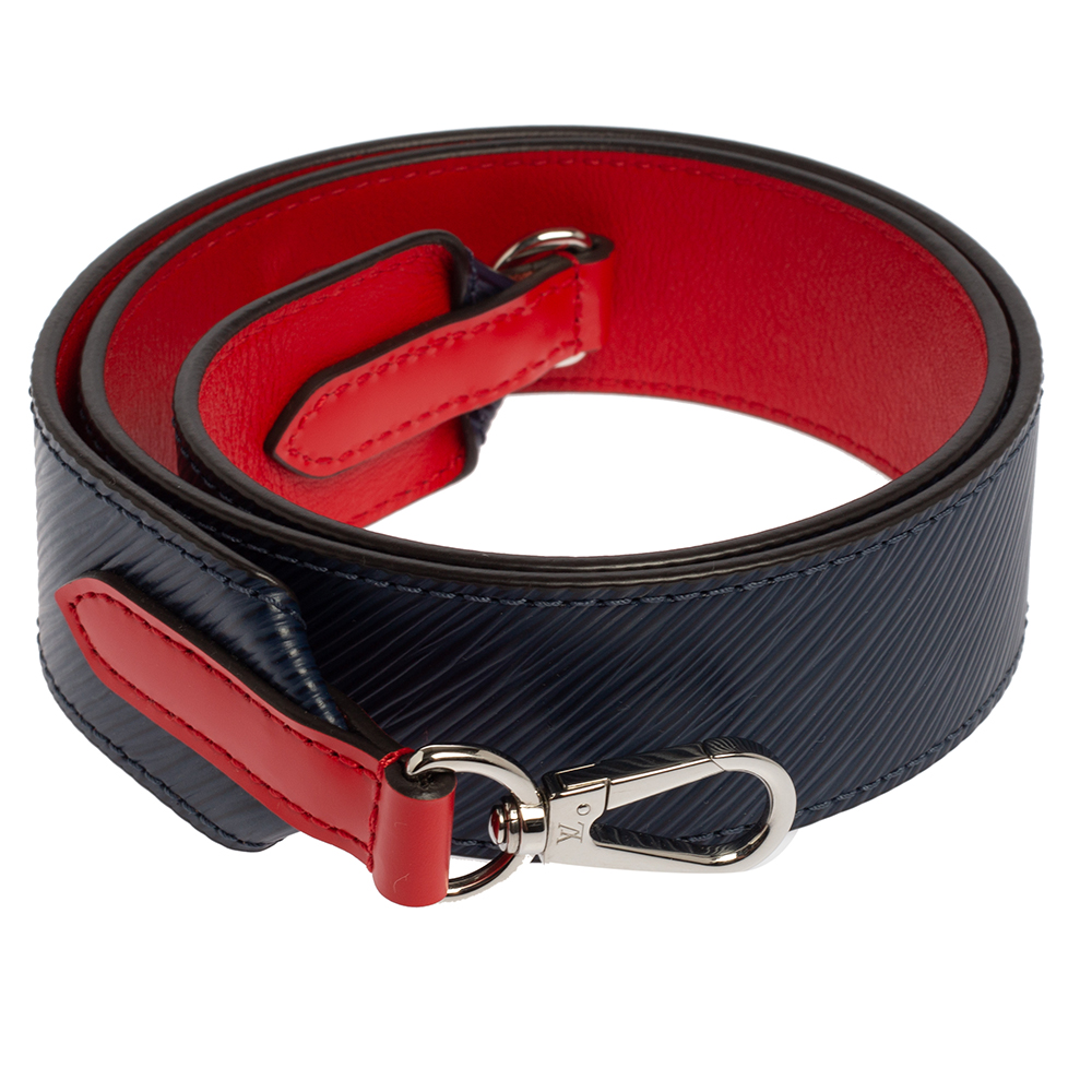

Louis Vuitton Navy Blue/Red Epi Leather Shoulder Bag Strap