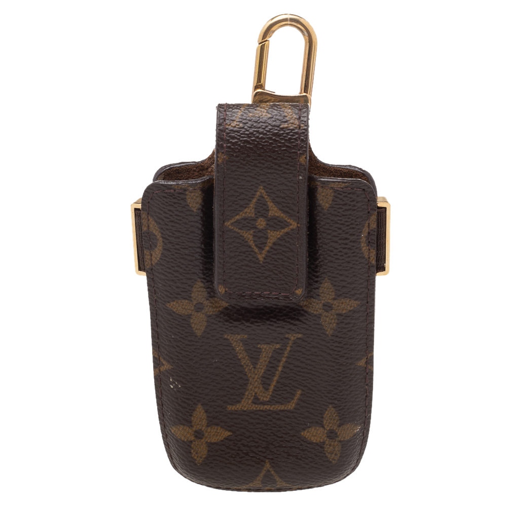 Pre-owned Louis Vuitton Monogram Canvas Phone Case In Brown