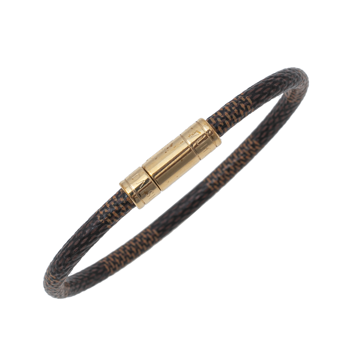 

Louis Vuitton Damier Ebene Keep It Bracelet, Brown