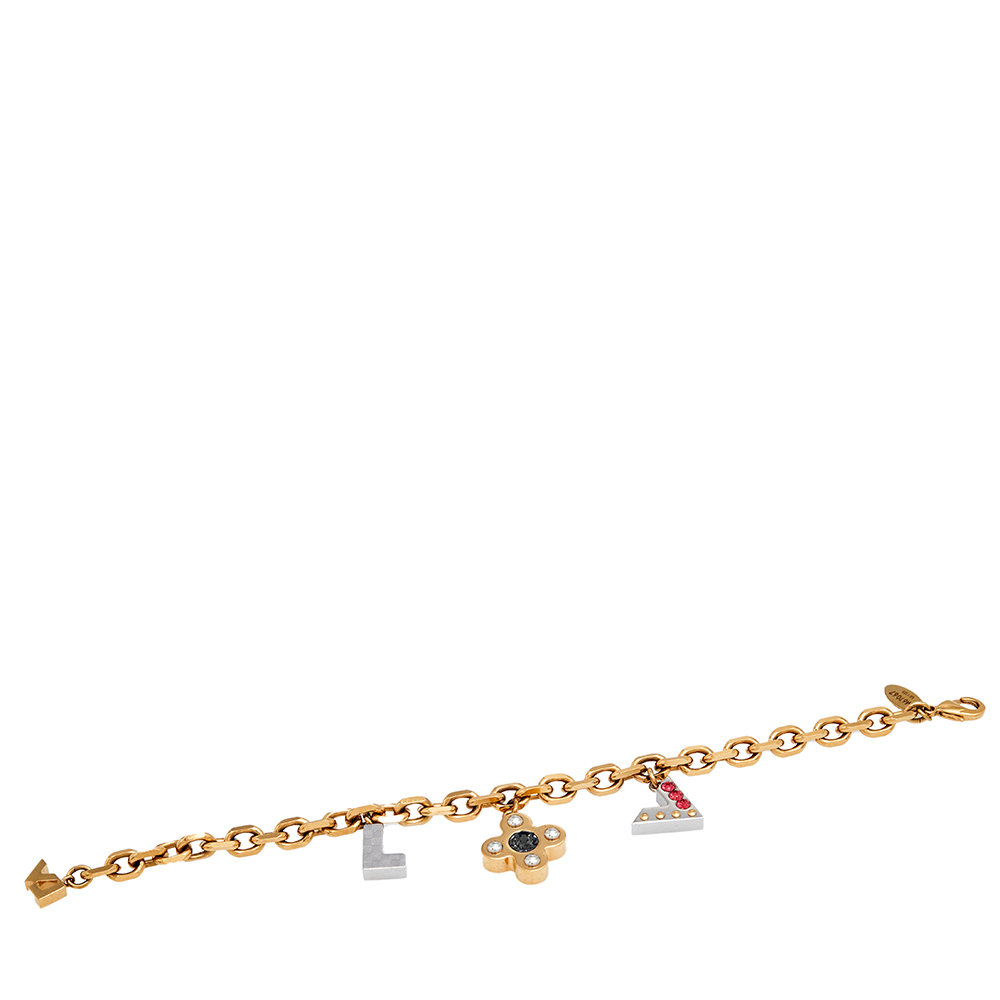 

Louis Vuitton Multicolor Love Letter Timeless Bracelet