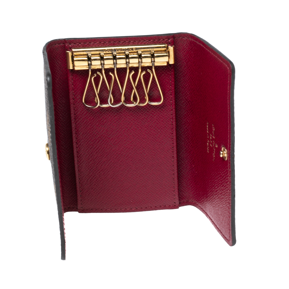 

Louis Vuitton Monogram Canvas 6 Key Holder, Brown