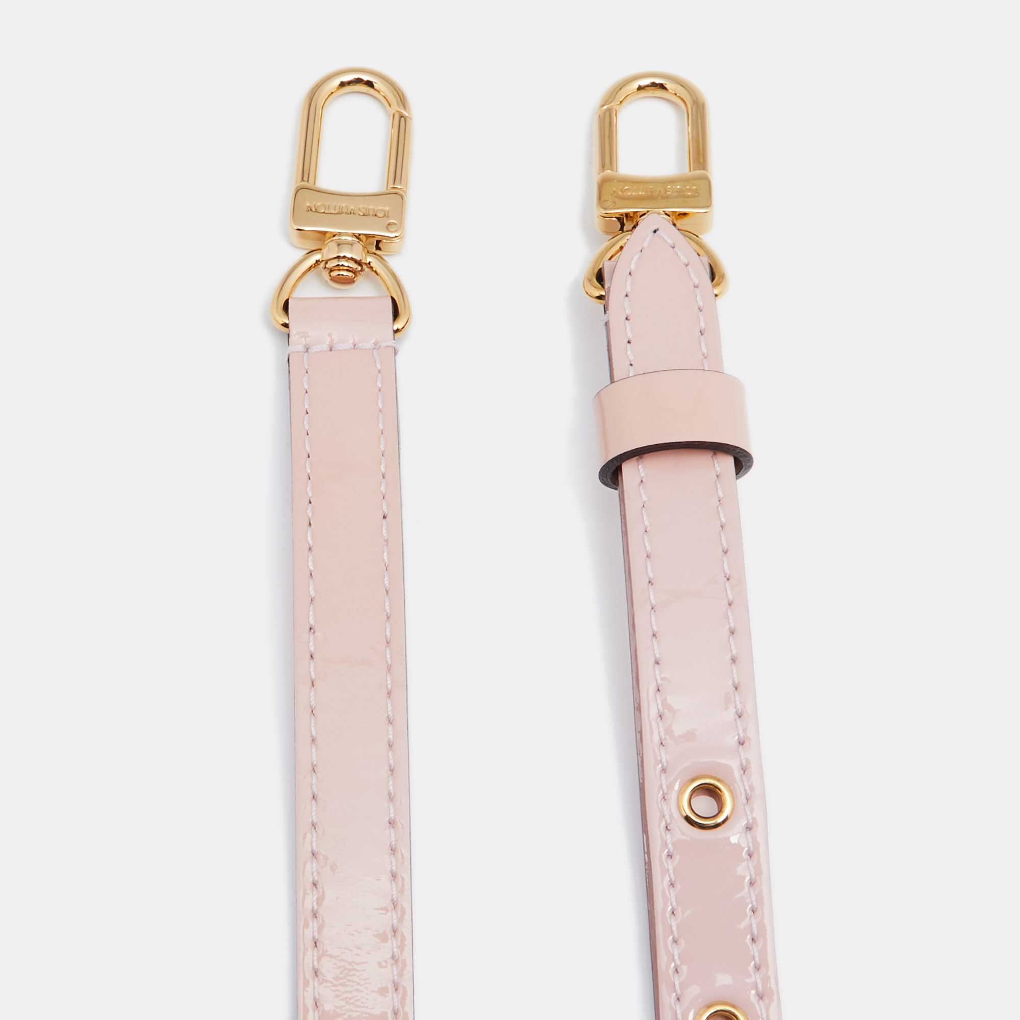 

Louis Vuitton Rose Ballerine Patent Leather Adjustable Shoulder Bag Strap, Pink