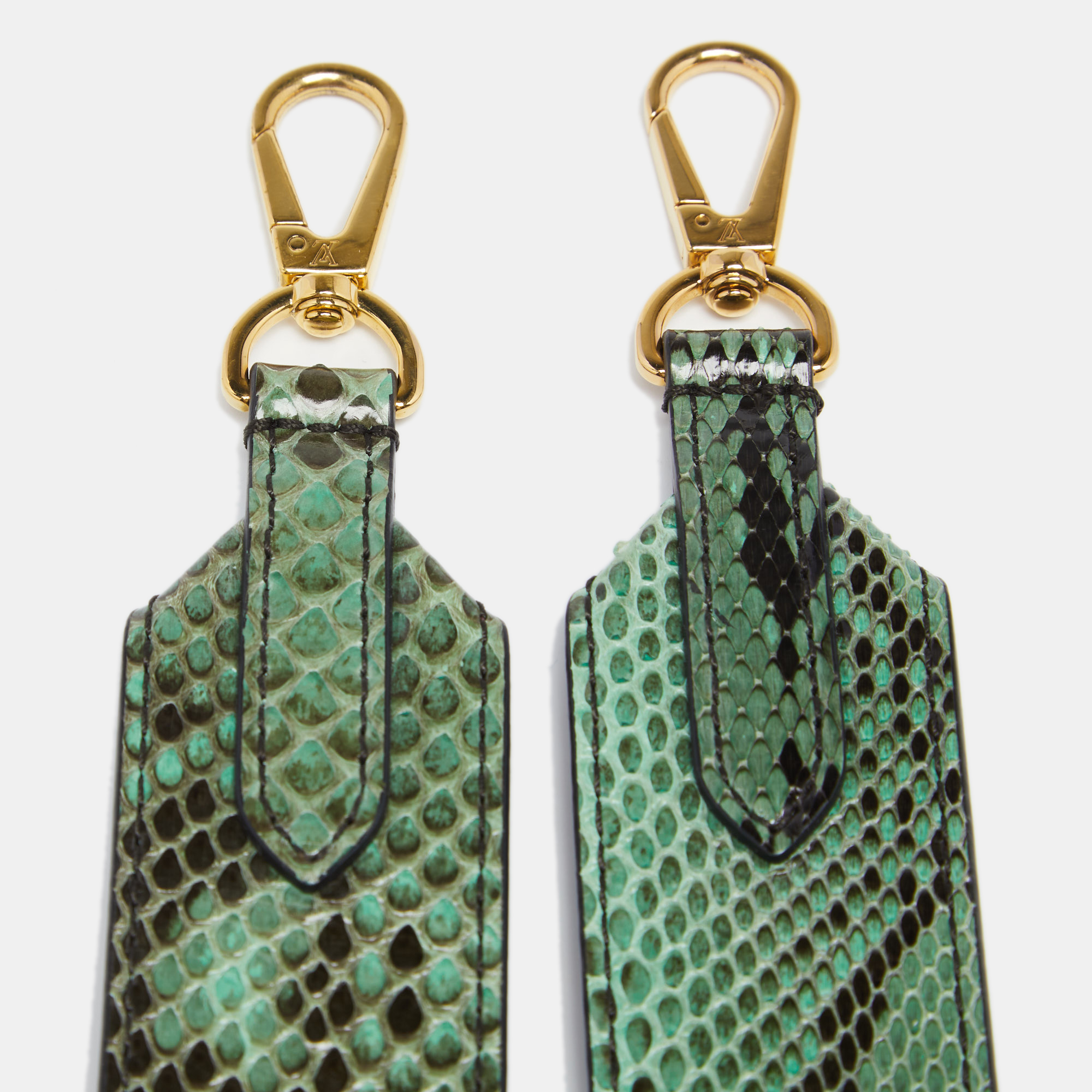 

Louis Vuitton Green Python Strap Shoulder Bag Strap