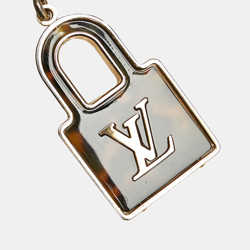 

Louis Vuitton Lock and Key Bag Charm, Gold
