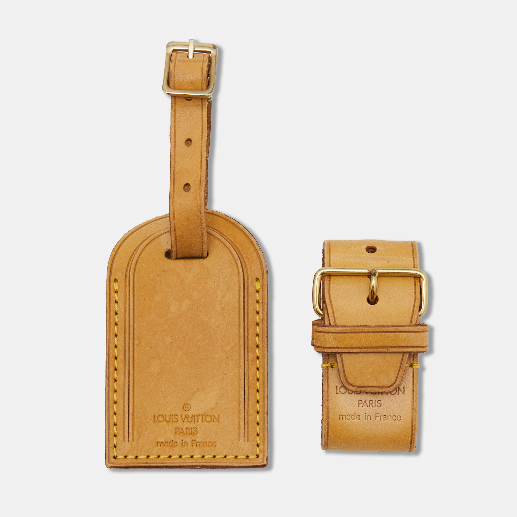 Louis Vuitton Vachetta Leather Luggage Name Tag Louis Vuitton | The Luxury  Closet