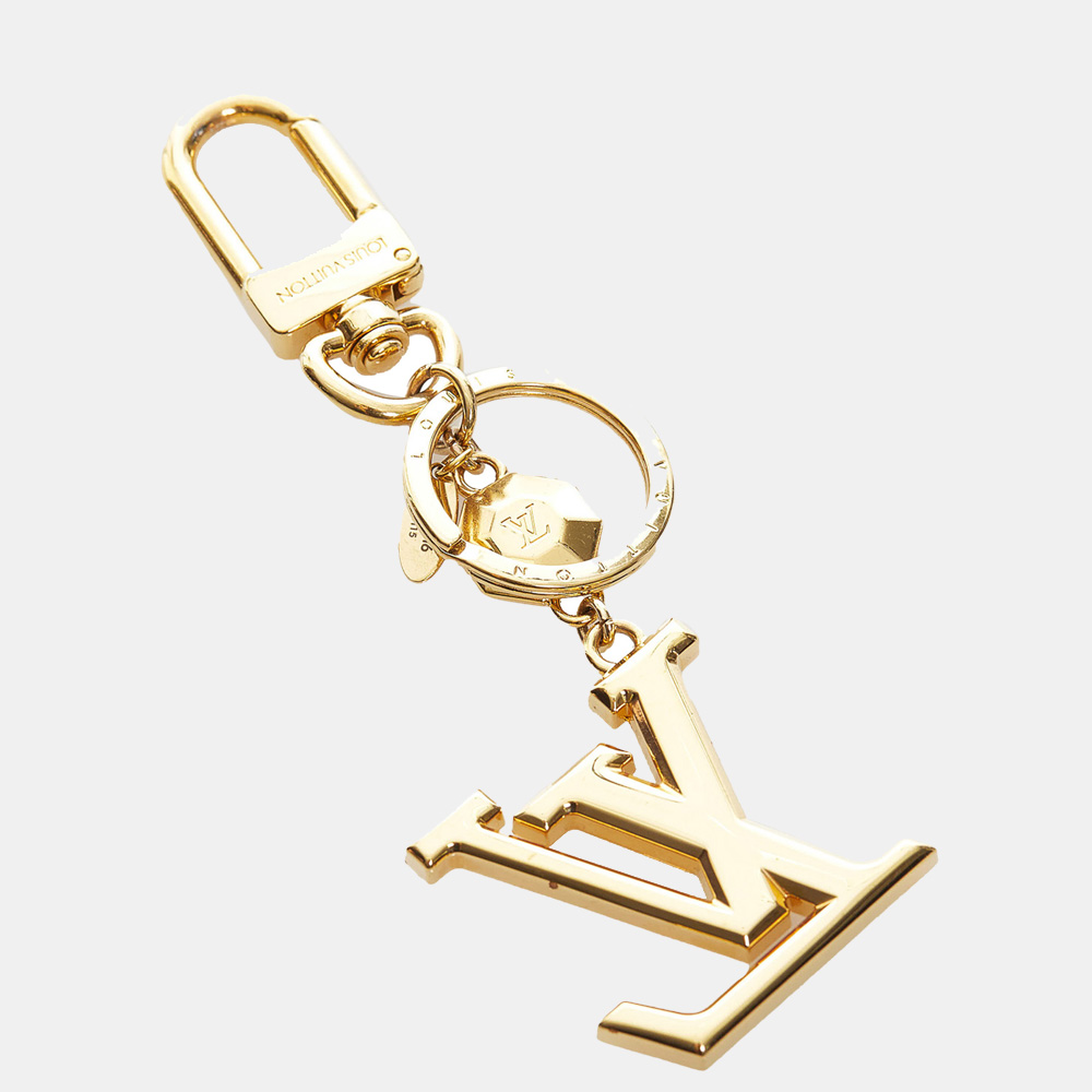 

Louis Vuitton Gold LV Facettes Bag Charm