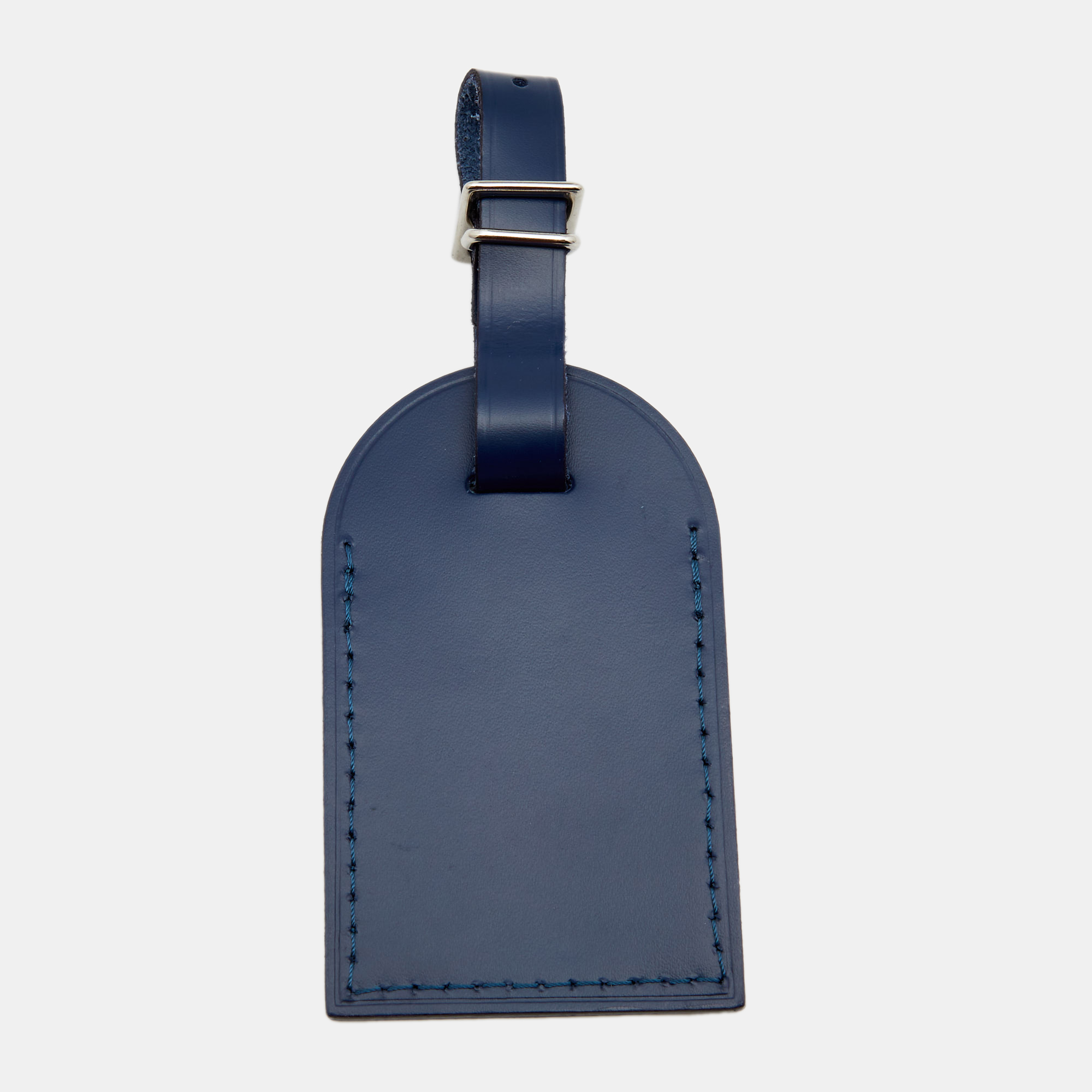 

Louis Vuitton Blue Leather Luggage Name Tag