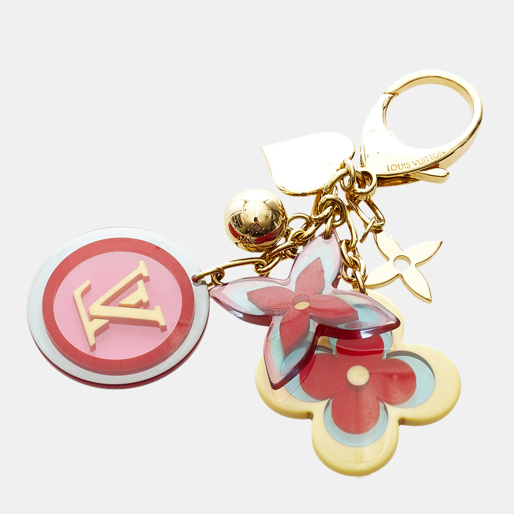 

Louis Vuitton Gold/Multi Color Monogram Charms Key Chain