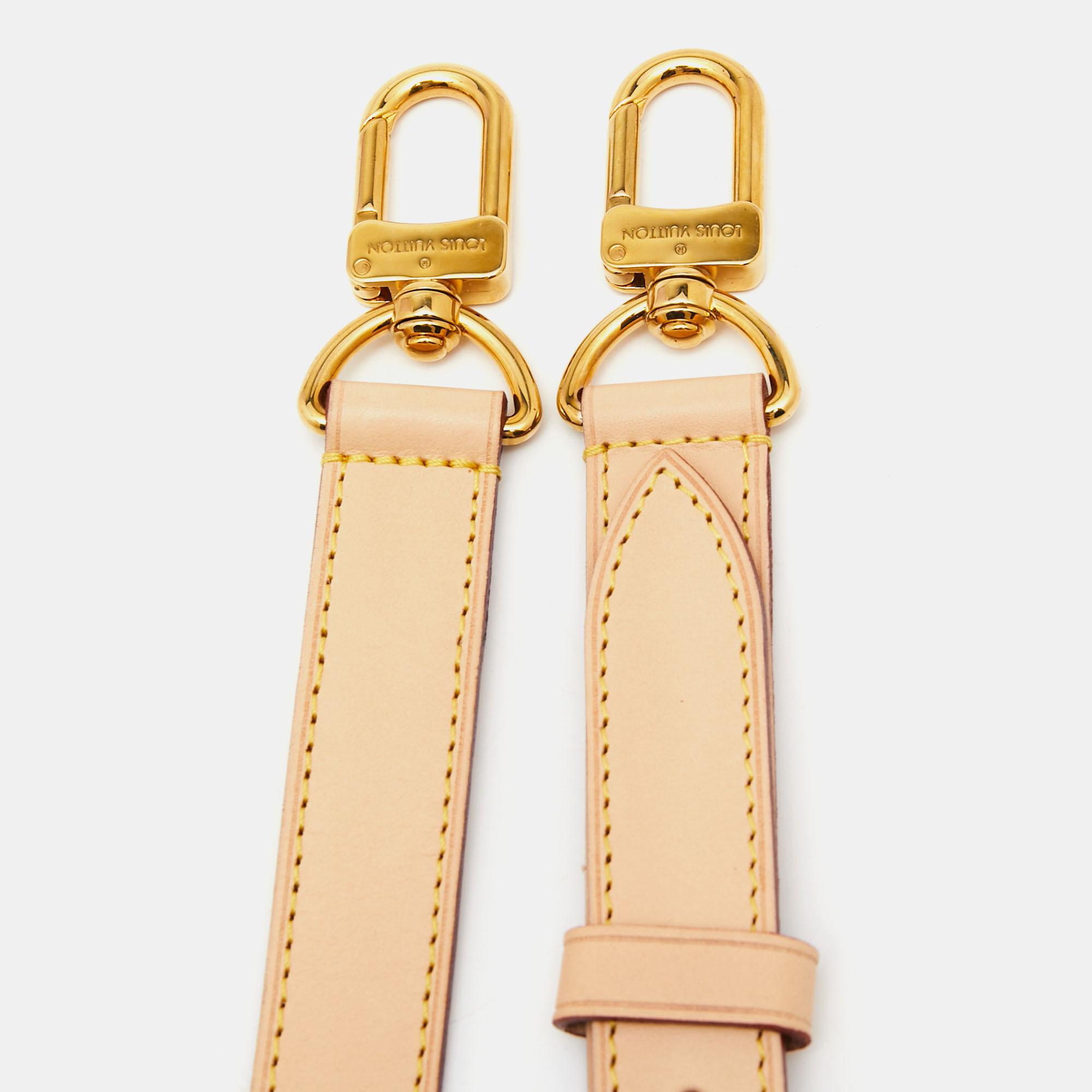 

Louis Vuitton Beige Leather Adjustable Shoulder Strap